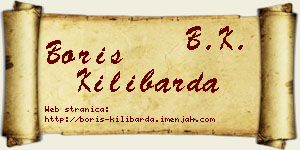 Boris Kilibarda vizit kartica